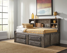 Load image into Gallery viewer, Wrangle Hill Wood Twin Storage Daybed Gunsmoke
