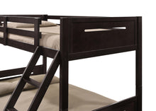 Load image into Gallery viewer, Littleton Wood Twin Over Full Bunk Bed Espresso
