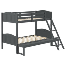 Load image into Gallery viewer, Arlo Wood Twin Over Full Bunk Bed Grey
