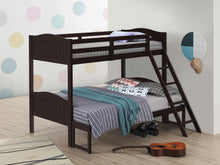 Load image into Gallery viewer, Arlo Wood Twin Over Full Bunk Bed Espresso
