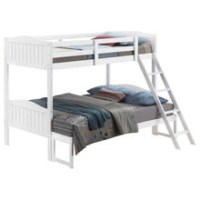 Load image into Gallery viewer, Arlo Wood Twin Over Full Bunk Bed White
