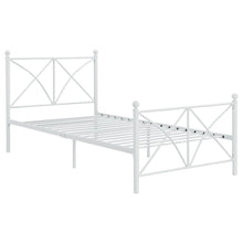 Load image into Gallery viewer, Hart Metal Full Open Frame Bed White
