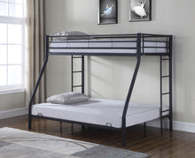 Load image into Gallery viewer, Hayward Twin Over Full Bunk Bed Black
