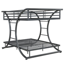 Load image into Gallery viewer, Stephan Full Over Full Bunk Bed Gunmetal
