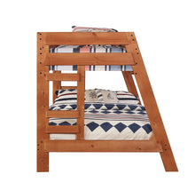 Load image into Gallery viewer, Wrangle Hill Wood Twin Over Full Bunk Bed Amber Wash
