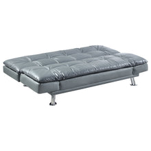Load image into Gallery viewer, Dilleston Tufted Back Upholstered Sofa Bed Grey
