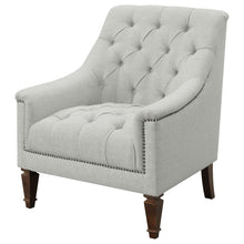 Load image into Gallery viewer, Avonlea Sloped Arm Upholstered Chair Grey

