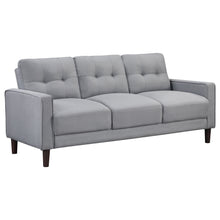 Load image into Gallery viewer, Bowen 2-piece Upholstered Track Arms Tufted Sofa Set Grey
