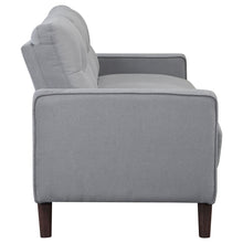 Load image into Gallery viewer, Bowen Upholstered Track Arms Tufted Sofa Grey
