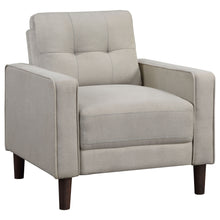 Load image into Gallery viewer, Bowen Upholstered Track Arms Tufted Chair Beige
