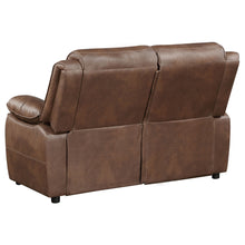 Load image into Gallery viewer, Ellington 3-piece Upholstered Padded Arm Sofa Set Dark Brown

