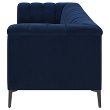 Load image into Gallery viewer, Chalet Tuxedo Arm Sofa Blue
