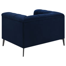 Load image into Gallery viewer, Chalet Tuxedo Arm Chair Blue
