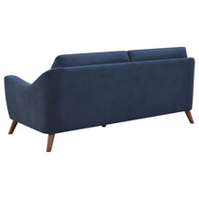 Load image into Gallery viewer, Gano 2-piece Sloped Arm Living Room Set Navy Blue
