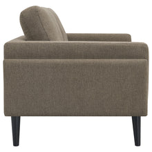 Load image into Gallery viewer, Rilynn Upholstered Track Arms Loveseat Brown
