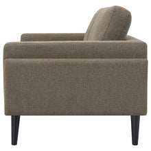 Load image into Gallery viewer, Rilynn Upholstered Track Arms Loveseat Brown
