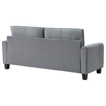 Load image into Gallery viewer, Davis  Upholstered Rolled Arm Sofa Grey
