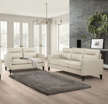 Load image into Gallery viewer, Jonah 2-piece Upholstered Track Arm Sofa Set Ivory
