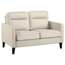 Load image into Gallery viewer, Jonah 3-piece Upholstered Track Arm Sofa Set Ivory
