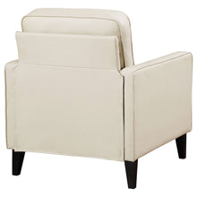 Load image into Gallery viewer, Jonah Upholstered Track Arm Accent Club Chair Ivory
