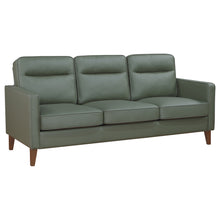 Load image into Gallery viewer, Jonah Upholstered Track Arm Sofa Green

