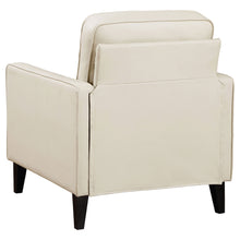 Load image into Gallery viewer, Jonah Upholstered Track Arm Accent Club Chair Ivory

