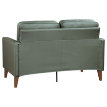 Load image into Gallery viewer, Jonah 2-piece Upholstered Track Arm Sofa Set Green

