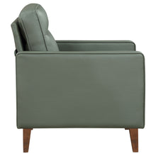 Load image into Gallery viewer, Jonah Upholstered Track Arm Accent Club Chair Green
