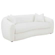 Load image into Gallery viewer, Isabella Upholstered Tight Back Sofa White
