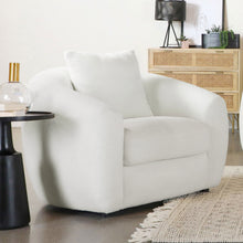 Load image into Gallery viewer, Isabella Upholstered Tight Back Chair White
