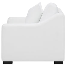 Load image into Gallery viewer, Ashlyn Upholstered Sloped Arms Chair White
