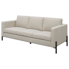 Load image into Gallery viewer, Tilly Upholstered Track Arms Sofa Oatmeal
