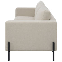 Load image into Gallery viewer, Tilly Upholstered Track Arms Sofa Oatmeal
