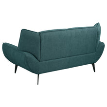 Load image into Gallery viewer, Acton 2-piece Upholstered Flared Arm Sofa Set Teal Blue
