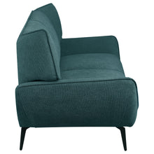 Load image into Gallery viewer, Acton 3-piece Upholstered Flared Arm Sofa Set Teal Blue
