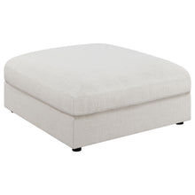 Load image into Gallery viewer, Serene Upholstered Rectangular Ottoman Beige
