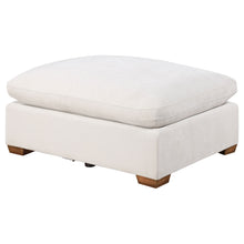 Load image into Gallery viewer, Lakeview Upholstered Ottoman Ivory
