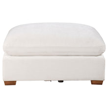 Load image into Gallery viewer, Lakeview Upholstered Ottoman Ivory
