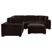 Load image into Gallery viewer, Lakeview 6-piece Upholstered Modular Sectional Sofa Dark Chocolate
