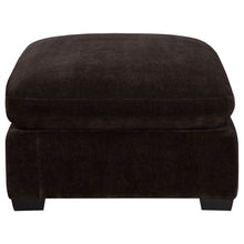 Load image into Gallery viewer, Lakeview Upholstered Ottoman Dark Chocolate
