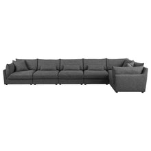 Load image into Gallery viewer, Sasha 6-Piece Upholstered Modular Sectional Barely Black
