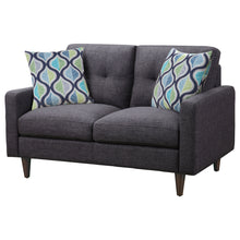 Load image into Gallery viewer, Watsonville Tufted Back Loveseat Grey
