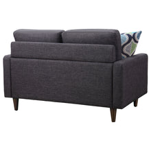 Load image into Gallery viewer, Watsonville Tufted Back Loveseat Grey
