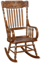 Load image into Gallery viewer, Sara Back Rocking Chair Warm Brown
