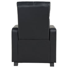 Load image into Gallery viewer, Toohey Upholstered Tufted Recliner Living Room Set Black
