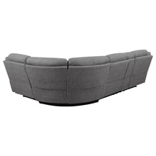 Load image into Gallery viewer, Higgins 4-piece Upholstered Power Sectional Grey
