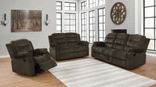 Load image into Gallery viewer, Rodman Upholstered Tufted Living Room Set Olive Brown
