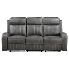 Load image into Gallery viewer, Raelynn 2-piece Upholstered Motion Reclining Sofa Set Grey
