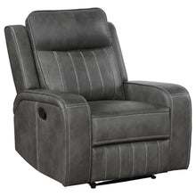 Load image into Gallery viewer, Raelynn Upholstered Recliner Chair Grey
