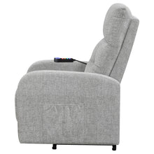Load image into Gallery viewer, Howie Tufted Upholstered Power Lift Recliner Grey
